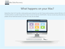 Tablet Screenshot of mac-data-recovery.com